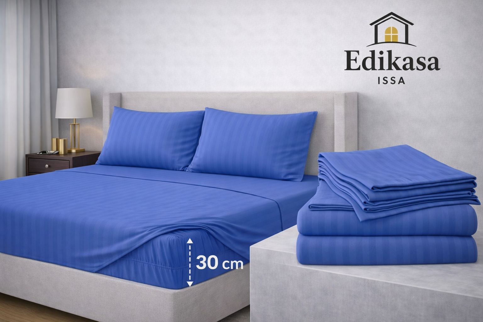 Sábanas Deluxe azul