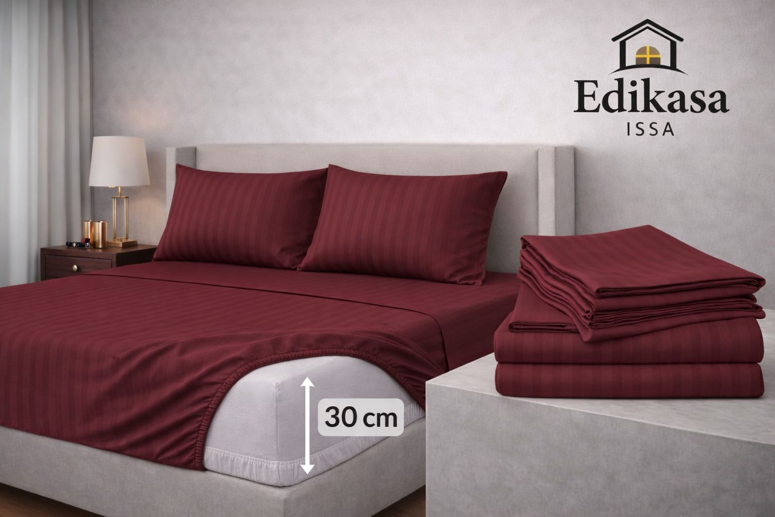 Sábanas Deluxe Roja