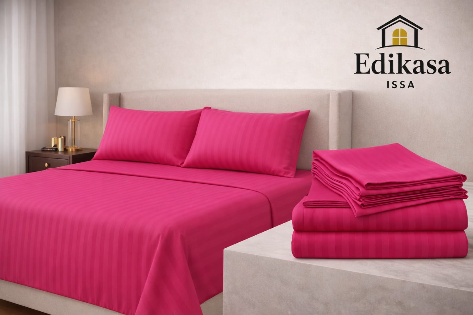 Sábanas unicolor Rosada