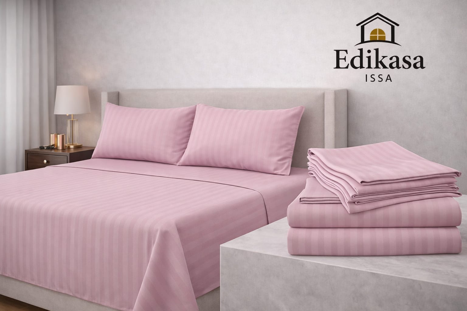 Sábanas unicolor Rosada