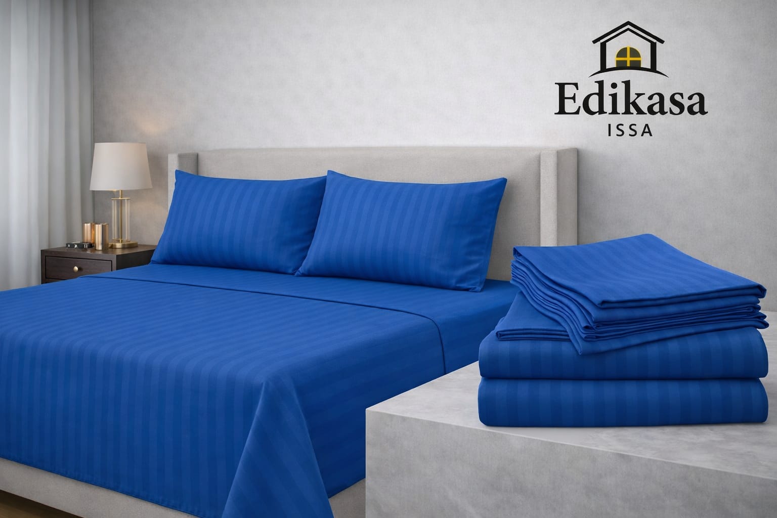 Sábanas unicolor Azul Rey