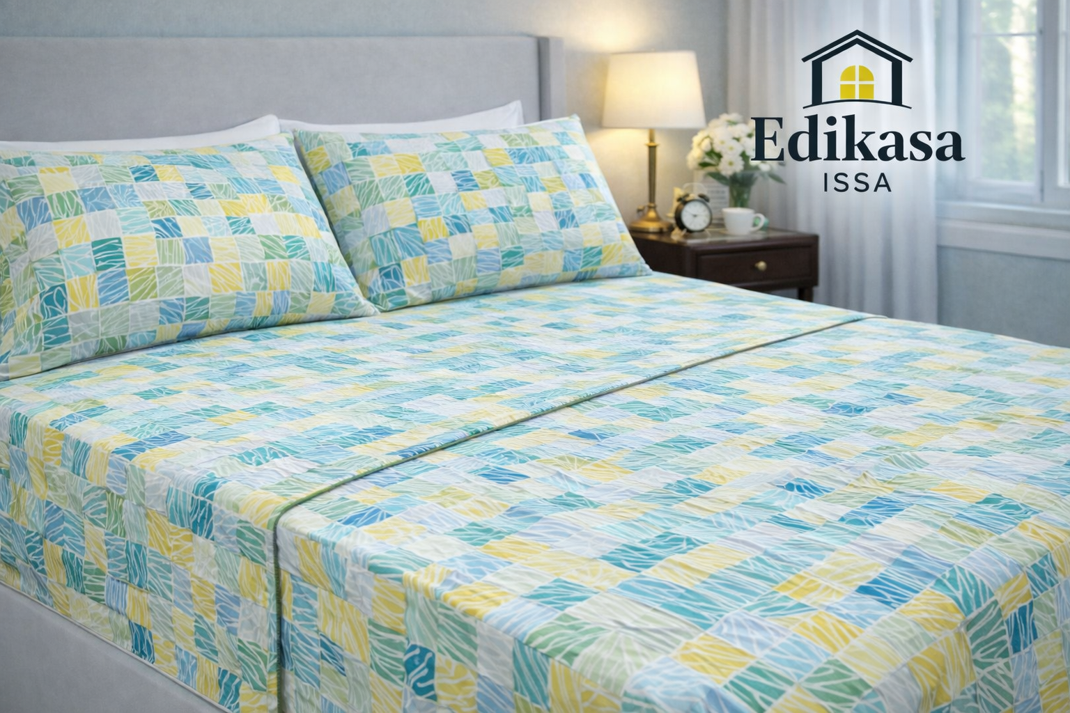 Sábanas estampadas Cuadros Rayados